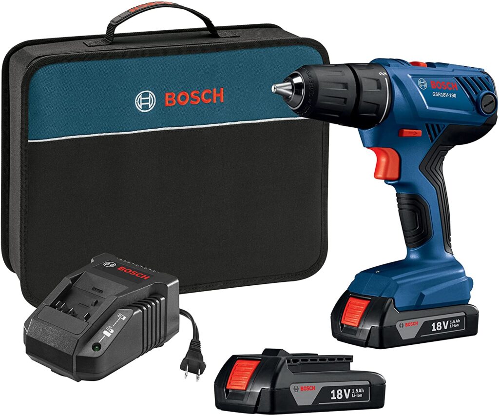 Bosch 18V Compact 1.2 INCH Drill Driver Kit