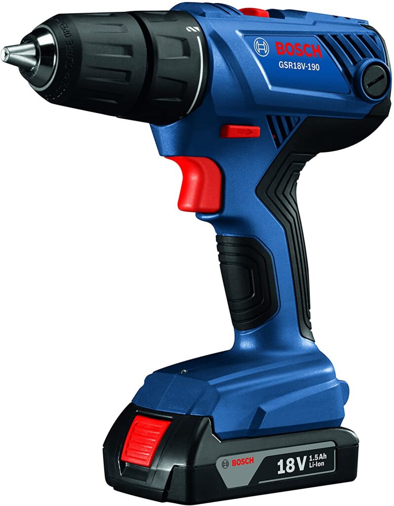 Bosch 18V Compact 1.2 INCH Drill Driver Kit SPECS