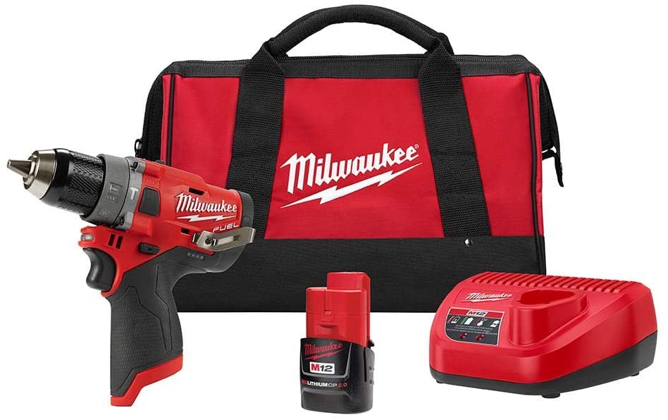 Milwaukee 2504 21 M12 FUEL CP Brushless Lithium Ion 1.2 in. Cordless Hammer Drill