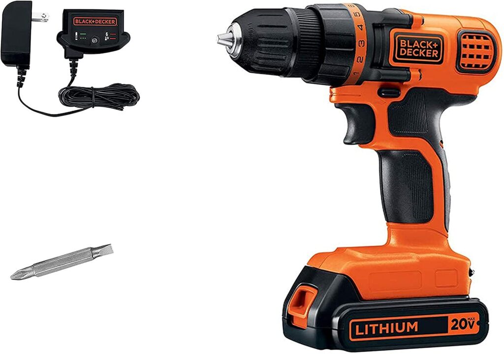 BLACKDECKER 20V MAX Cordless Drill LDX120C