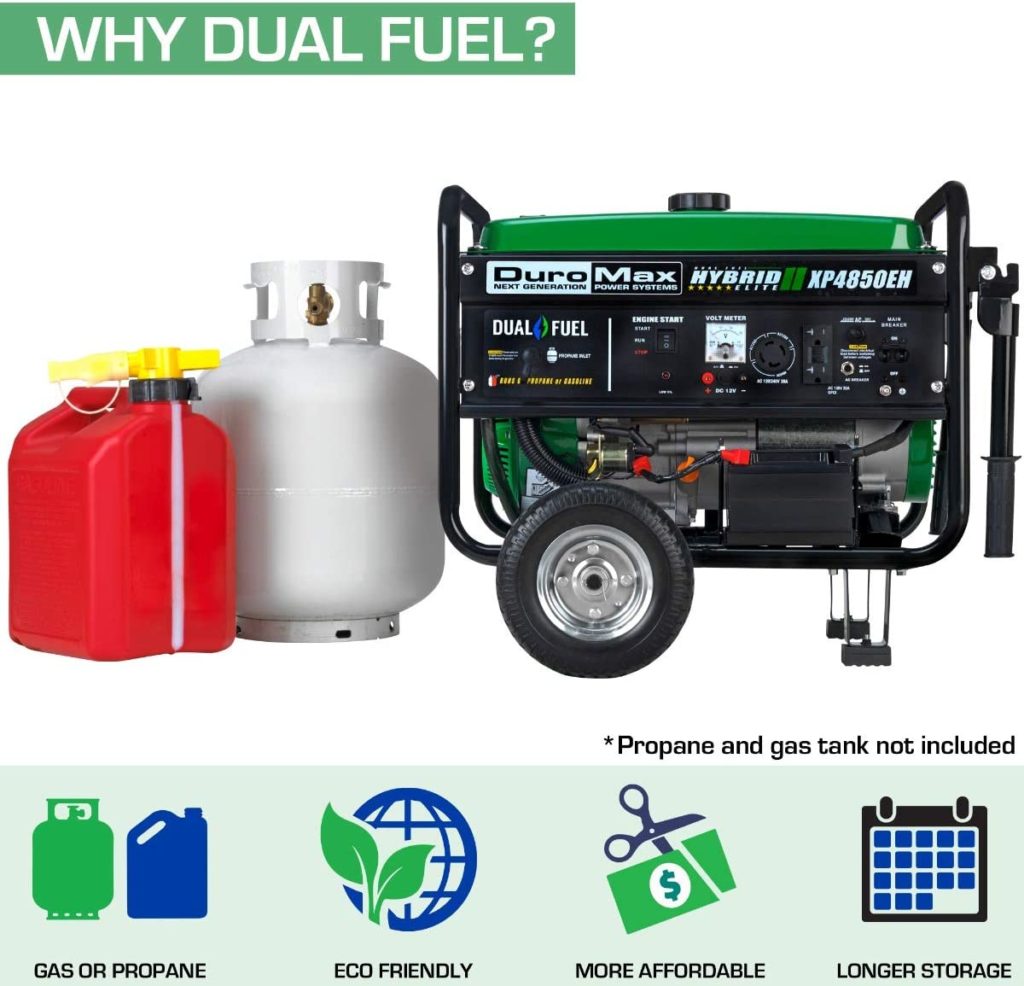DuroMax XP4850EH Dual Fuel
