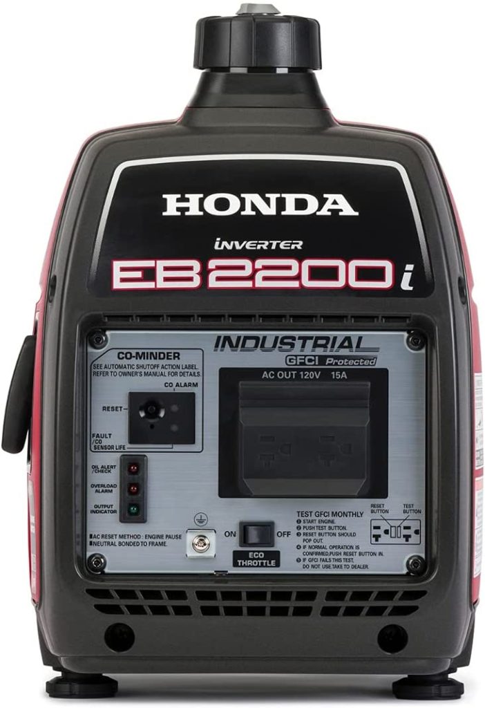 Honda EB2200i Back