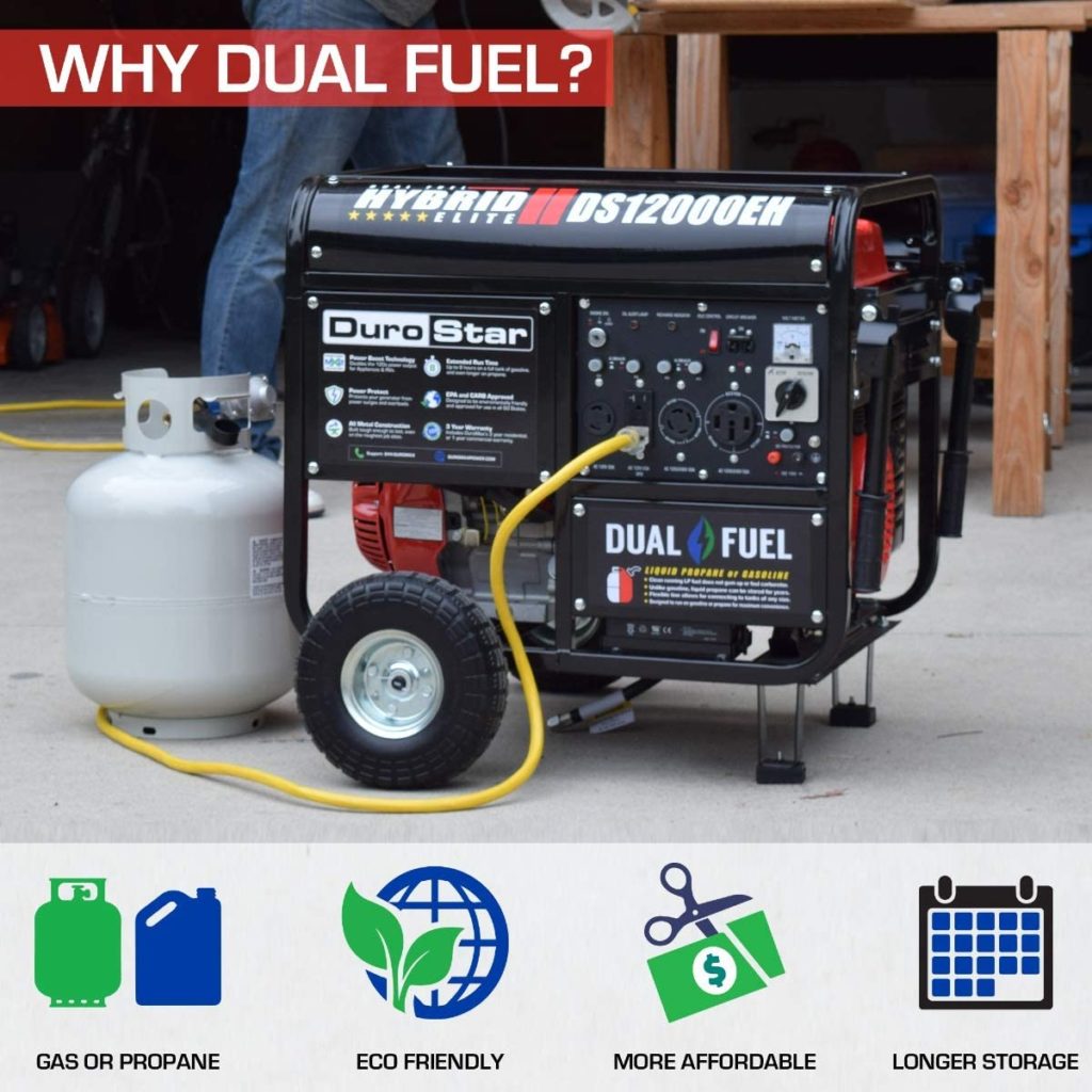 DuroStar DS12000EH Dual Fuel